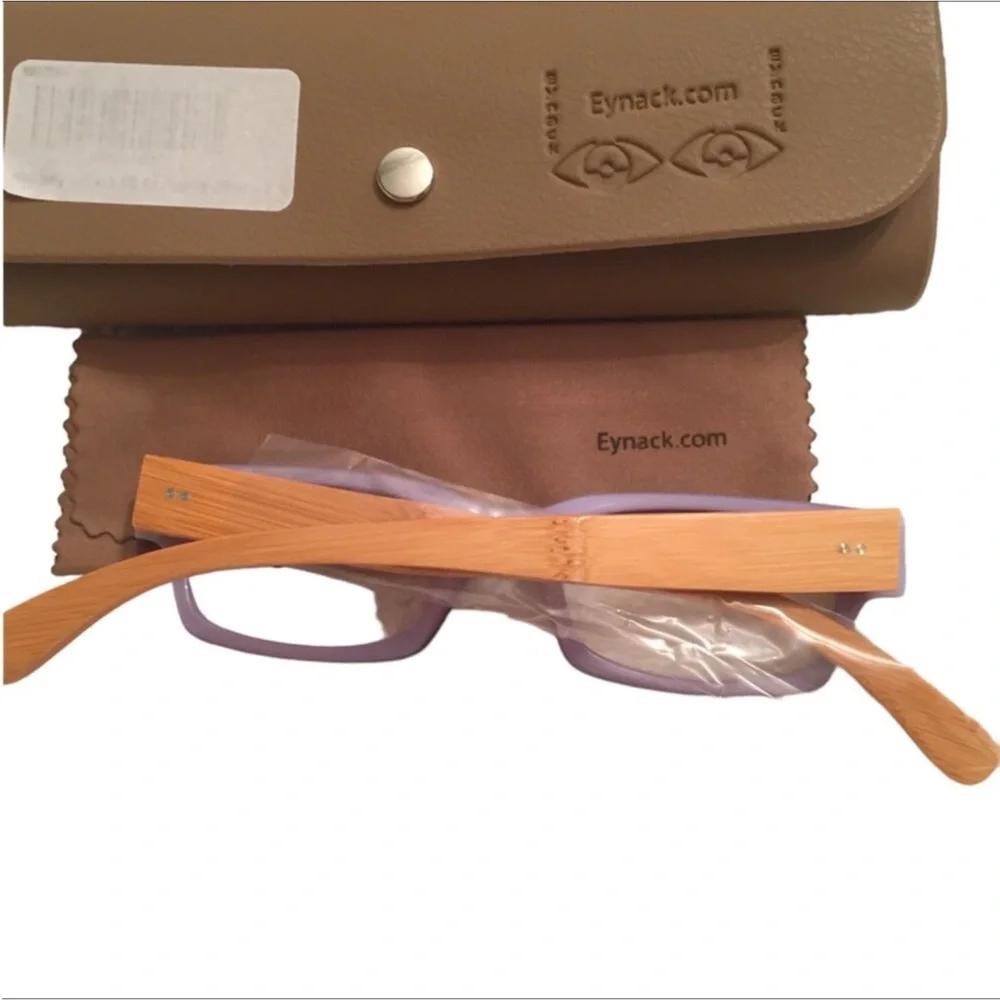 NEW-Eynack Exclusive 3000-2(Purple) Reading Glasses +1.00